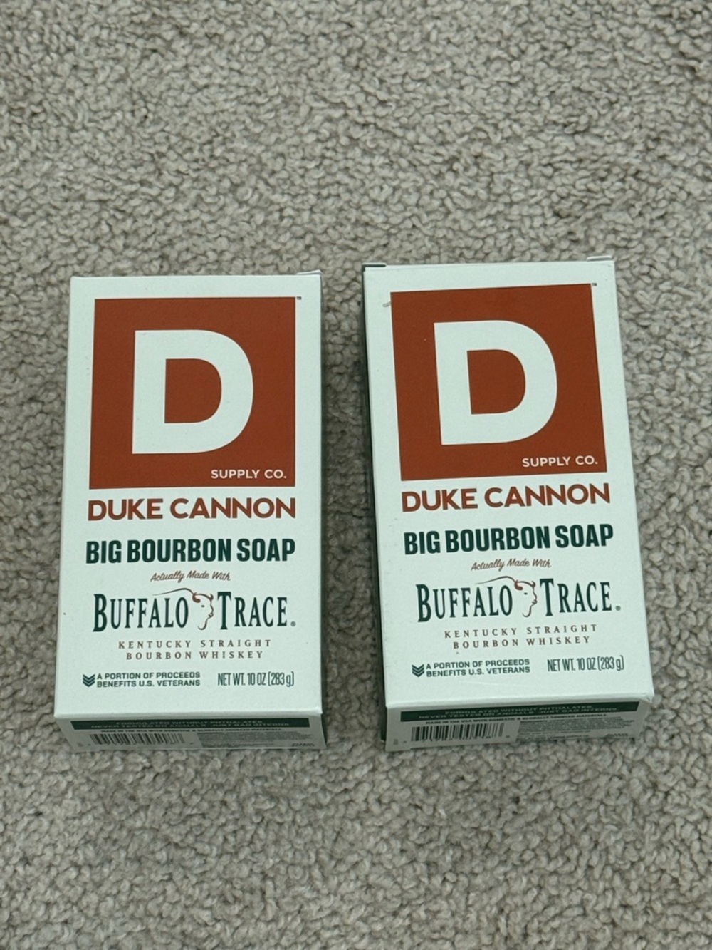Nwt Duke Cannon Big Bourbon Soap - 2 Bars set